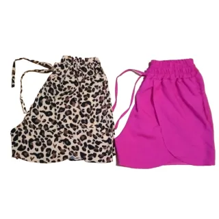 Shorts Feminino Envelope Kit 2 - Promoção - Kit 6
