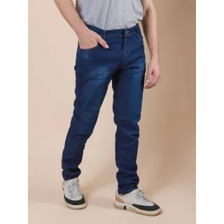 Calça Jeans Slim Masculina Casual Básica - Preto