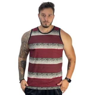 Promoção Regata Verão Lisa Algodão Masculina Básica - Branco