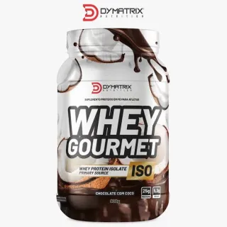 Dymatrix Whey Protein Isolado Gourmet 900g - Chocolate