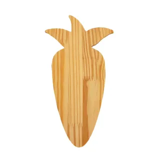 Decoração de Páscoa em Madeira de Pinus para Artesanato - Tábua Cabeça Coelho