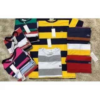 Variedade incrível de estampas em kit com 3 camisetas/camisas - M