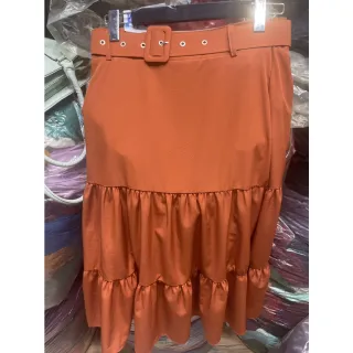 Nova Coleção Saia Três Marias Com Cinto - Preços Baixos - Fúcsia