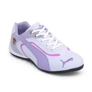 Promoção Tênis Esportivo Feminino Ferrari New Scuderia F1 - Corrida Academia - Branco/rosa