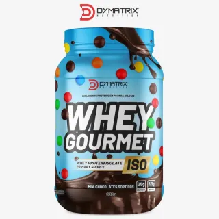 Dymatrix Whey Protein Isolado Gourmet 900g - Chocolate