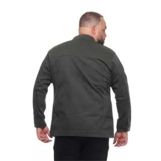 Jaqueta jeans masculina plus size, tamanhos grandes do 46 ao 54 - Pequenos defeitos - Bordô