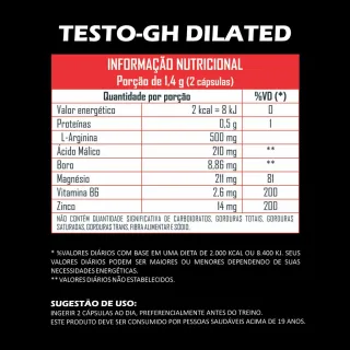 Testo X Black + Kit Testo Dilated - 60 Cápsulas - Único