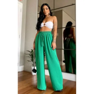 Moderno e elegante, Calça Pantalona de Vicolinho: moda chique e super fashion - G