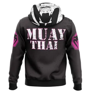 Vença no Muay Thai com o Moletom Chute No Peito Blusa Vencer Ou Aprende - Preto