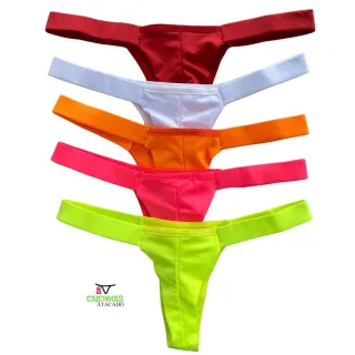 Kit 5 Calsinha Fio Duplo Palas Lateral Microfibra Algodão - Envio Rápido - M (único) - veste do 38 ao 42