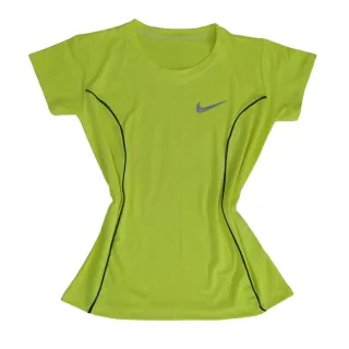 NK Camiseta Unitário Dry Fit Academia - Verde Pink