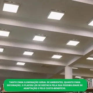 Painel Led 12W Kit 5 Luminárias Quadrado Redondo Alumínio - REDONDO