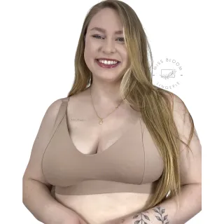 Alça Reforçada Sutiã Plus Size Sem Bojo Atacado Revenda - Branco