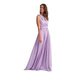 20% de Desconto em Vestido Longo Feminino para Festa, Casamento e Formatura - terra cota CLARO