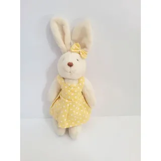 Pelúcia Coelha de Páscoa 17,5cm - Promoção Imperdível! - Verde poa branco