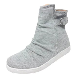 Botinha feminina casual em moletom - Ref 348 - MESCLA