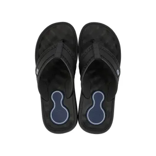 Confortável Chinelo Masculino Cartago Egeu ll com Massageador - Cinza/Preto