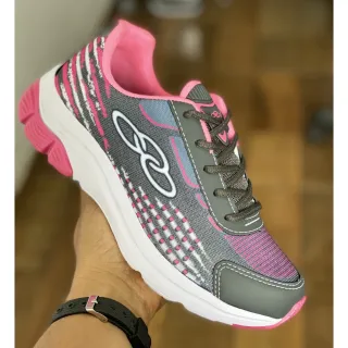 REF 890 Tênis Feminino - Compre online na Raryel - grafite/pink