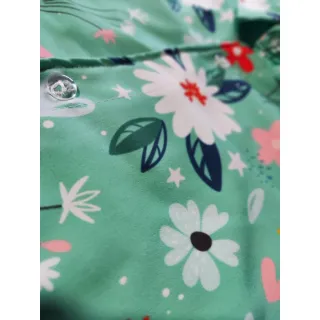 Camisa masculina estampada azul moda Verão Floral - P