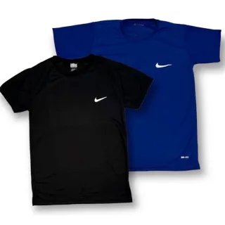Camisetas Masculinas Dry Fit - Promoção 2 unidades - 1 PRETA+ 1 MARINHO