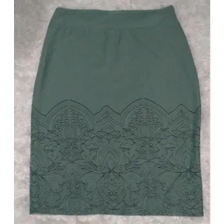 Saia Social Evangélica de Jacard com Elastano - VERDE 4