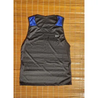 Refletiva Regata Masculina Dry Fit - Preto