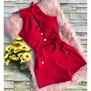 Macaquinho Feminino Justo Malha Bojo Modeladora M08 - Rose