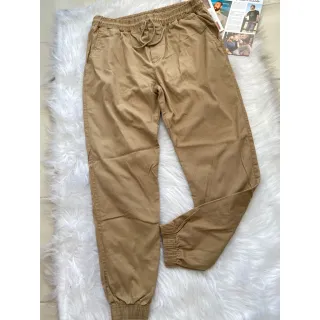 Calça Jogger Feminina Jeans Colorido em Sarja - Vinho