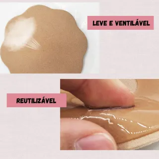 Tapa Peito Adesivo Protetor Mamilo (5 Pares) - Kit 10, Bico Aureola - 3 Kit（Promoção）