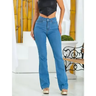 Calça Flare Feminina Bailarina Premium - Várias Cores e Bolso - Branca