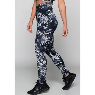 Legging Fitness Estampada Suplex Saia Cintura Alta - Mvb Modas - Rosa