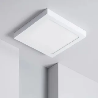 Painel Led 12W Kit 5 Luminárias Quadrado Redondo Alumínio - REDONDO