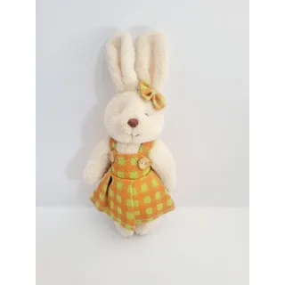 Pelúcia Coelha de Páscoa 17,5cm - Promoção Imperdível! - Verde poa branco