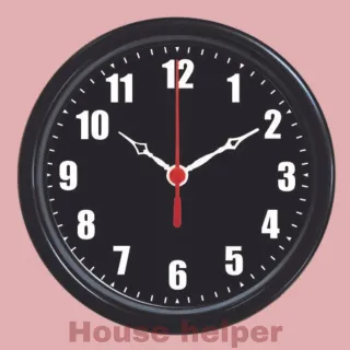 Relógio Redondo de Parede ou Mesa 15cm - NÚMEROS - 401-01