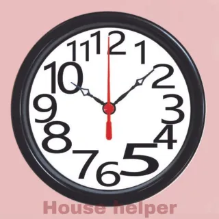 Relógio Redondo de Parede ou Mesa 15cm - NÚMEROS - 401-01