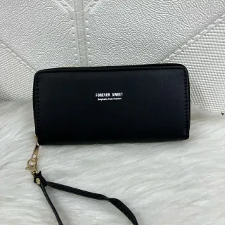 Deluxe Forever Coleção - Carteira Feminina com 2 Zíper - caqui B05