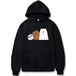 Casaco Feminino Urso Polar Desenho Canguru - Raryel - Vermelho