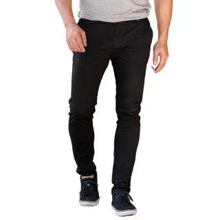 Coleção Sarja Alfaiataria: Calça Masculina Skinny - Bege Sarja