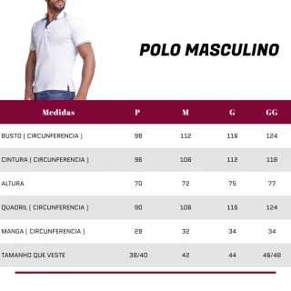 Camisa Polo Masculina Slim Manga Curta - Cores Variadas - Cinza Escuro