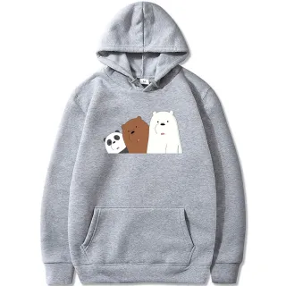 Casaco Feminino Urso Polar Desenho Canguru - Raryel - Vermelho