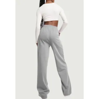 Pantalona Diluxo Wide com Bolso em Moletom Diluxo - Preto