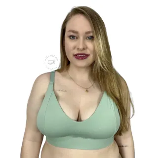 Alça Reforçada Sutiã Plus Size Sem Bojo Atacado Revenda - Branco