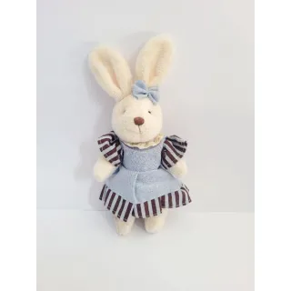 Pelúcia Coelha de Páscoa 17,5cm - Promoção Imperdível! - Verde poa branco