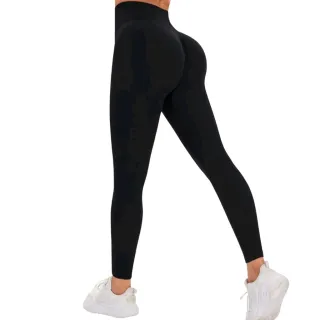 Fitness Legging Kit - 3 Calça Cintura Alta Levanta Bumbum - 3 Preta