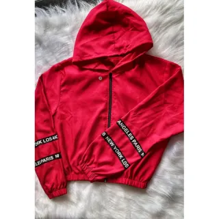 Blusa Feminina Corta Vento com Capuz em Tactel - Rosa