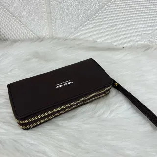 Deluxe Forever Coleção - Carteira Feminina com 2 Zíper - caqui B05