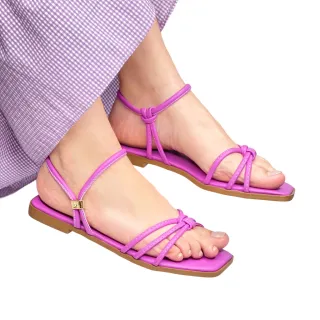 Rasteirinha Feminina Confortável Cores Verão Percata - Off-White