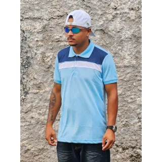 Polo Camiseta Gola, Camiseta - Preta