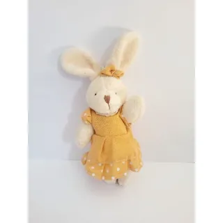 Pelúcia Coelha de Páscoa 17,5cm - Promoção Imperdível! - Verde poa branco