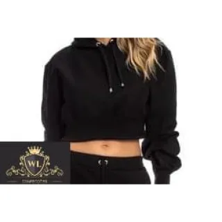 Envio imediato! Moletom feminino cropped estampado de alta qualidade - Lilás